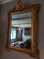 Antieke houten spiegel verguld, Antiek en Kunst, Ophalen