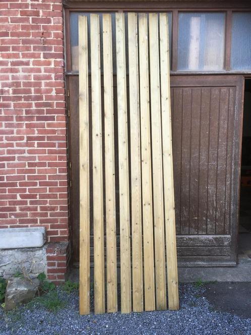 lambris autoclavé 296 cm x 9.2 cm / 20 pieces dispo pour +-, Bricolage & Construction, Bois & Planches, Comme neuf, Planche, Pin