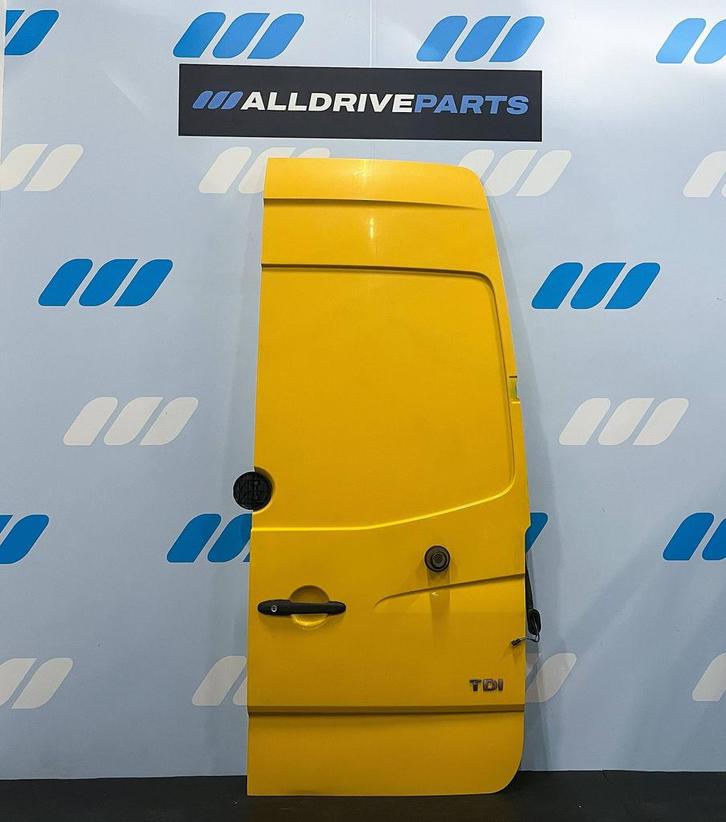 Volkswagen Crafter achterdeur rechts dicht geel H2 2E1827092, Auto-onderdelen, Carrosserie, Deur, Achter, Rechts, Gebruikt, Ophalen of Verzenden