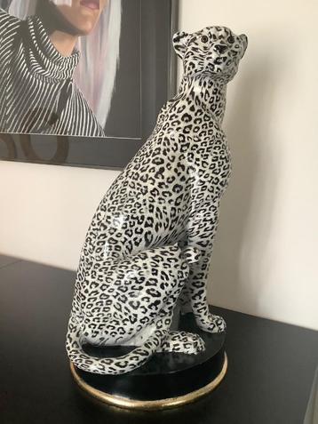 CHEETAH DECO OBJECT-POLYRESIN  beschikbaar voor biedingen