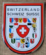 Sticker: Wapenschilden Zwitserland, Overige typen, Ophalen of Verzenden, Zo goed als nieuw