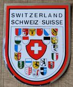 Sticker: Wapenschilden Zwitserland, Ophalen of Verzenden, Zo goed als nieuw, Overige typen