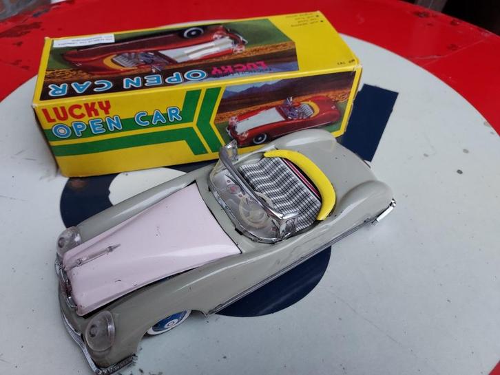 oude speelgoedauto "Open Lucky car" met doos, Antiek en Kunst, Antiek | Speelgoed, Verzenden