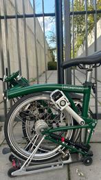 rompton groene  M6R light usb bijna  nieuwstaat, Fietsen en Brommers, Ophalen, Brompton, 14 tot 16 inch, Versnellingen