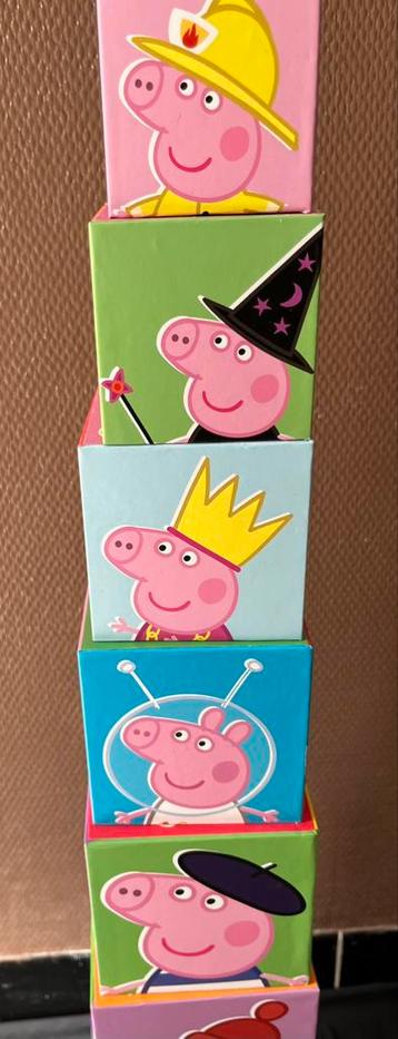 Peppa Pig stapelkubus / stapelblokken beschikbaar voor biedingen