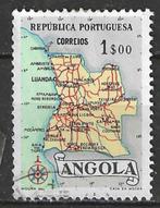 Angola 1955 - Yvert 384 - Kaart van Angola - 1 a. (ST), Verzenden