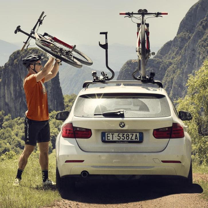 2 NIEUWE Thule ProRide 598 Fietsdragers voor autodak, Auto diversen, Dakdragers, Nieuw, Ophalen