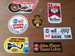 Jaren 1970: lot racing stickers - Zolder, Francorchamps, Ophalen of Verzenden