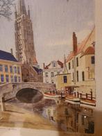 Très beau tableau de Bruges., Antiquités & Art, Art | Eaux-fortes & Gravures, Enlèvement