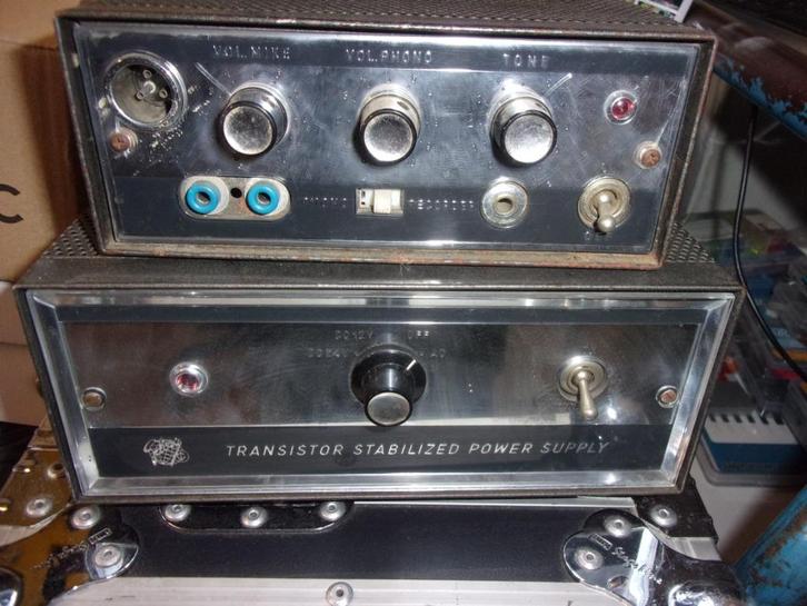 ampli av vintage geloso milano made italy, Audio, Tv en Foto, Buizenversterker, Versterker, Ophalen