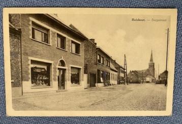 HULSHOUT - Dorpstraat - verstuurd 1950 beschikbaar voor biedingen