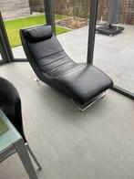 Lederen lounge chair, Huis en Inrichting, Fauteuils, Ophalen, Zo goed als nieuw