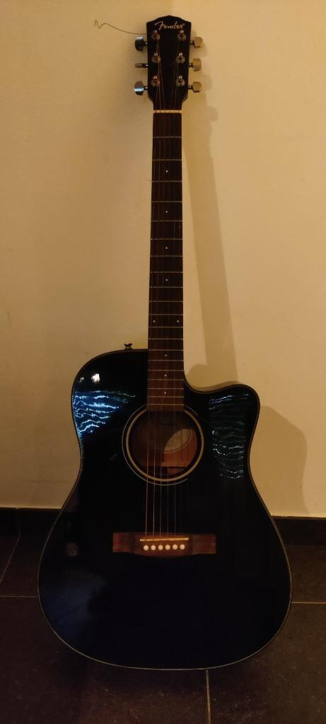 Fender Acoustics Guitar Electric ( Model : CD-140SCE/BLK ), Muziek en Instrumenten, Snaarinstrumenten | Gitaren | Elektrisch, Gebruikt