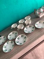 5 kopjes en 6 schoteltjes, Verzamelen, Porselein, Kristal en Bestek, Ophalen, Zo goed als nieuw, Porselein, Kop en/of schotel