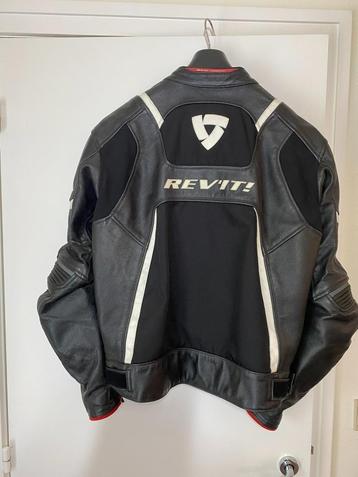 Veste Moto Re'Vit cuir taille 50  protection Seeflex 