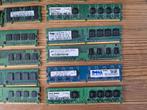 Lot de 17 barettes mémoire DDR3 / DDR2, Computers en Software, RAM geheugen, Ophalen, Gebruikt, DDR2, Desktop
