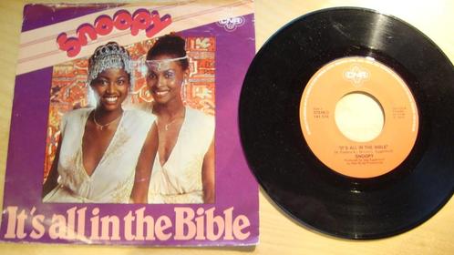 Snoopy --- It's all in the Bible, Cd's en Dvd's, Vinyl Singles, Gebruikt, Single, Pop, 7 inch, Ophalen of Verzenden