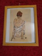 femme à moitié nue Egon Schiele, Antiquités & Art, Art | Peinture | Classique, Enlèvement ou Envoi