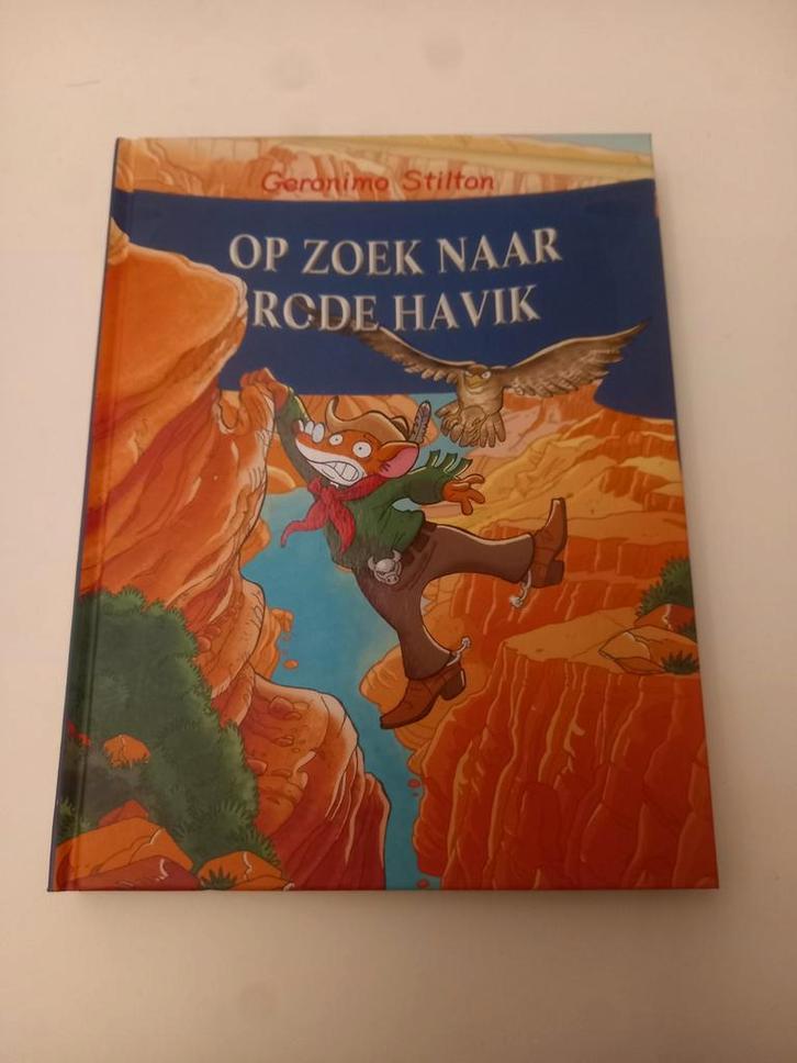 Geronimo Stilton - Op zoek naar Rode Havik, Livres, Livres pour enfants | Jeunesse | Moins de 10 ans, Enlèvement ou Envoi
