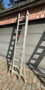 ladder 2x10 en 2x9, Doe-het-zelf en Bouw, Ladders en Trappen, Ophalen, Gebruikt, Ladder, Opvouwbaar of Inschuifbaar