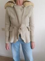 Echte lammy coat dames jas met bondkraag., Shearling, Ophalen of Verzenden, Zo goed als nieuw, Maat 42/44 (L)