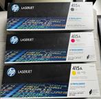 NIEUW 3 originele HP laserjet 415A cartridges + 1 GRATIS, Computers en Software, Ophalen, Nieuw, Cartridge, HP ORIGINAL