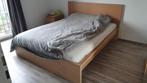 LIT IKEA MALM AVEC SOMMIER LONCKER ET MATELAS 160x 200, Huis en Inrichting, Slaapkamer | Bedden, Ophalen, Overige materialen, Overige kleuren