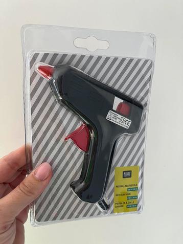 Mini lijmpistool + 12 lijmsticks transparant, Enlèvement ou Envoi, Neuf, Bricolage