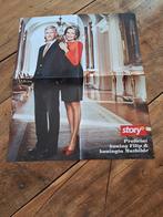 story grote poster nov 2003proficiat kon. filip kon mathilde, Ophalen of Verzenden