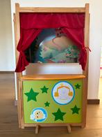 Poppenkast met vele hand- en vingerpoppen, Ophalen, Gebruikt