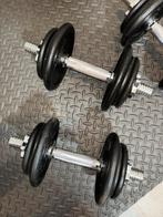 Halter set 20kg domyos, Sport en Fitness, Ophalen, Zo goed als nieuw
