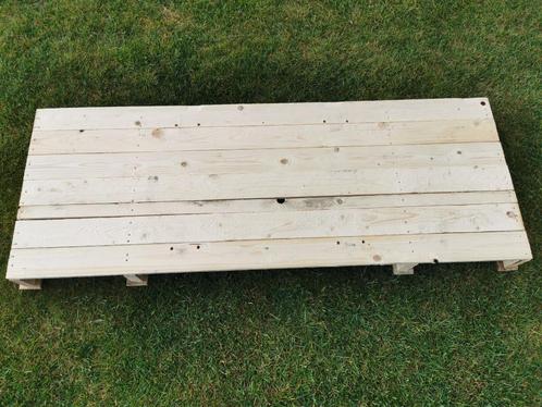 10 gesloten palletten, Tuin en Terras, Tuinbanken, Zo goed als nieuw, Hout, Ophalen
