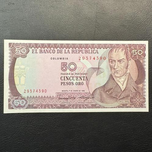 Colombia - 50 Pesos de ORO 1986 - P 425b - UNC - 376, Postzegels en Munten, Bankbiljetten | Amerika, Los biljet, Zuid-Amerika