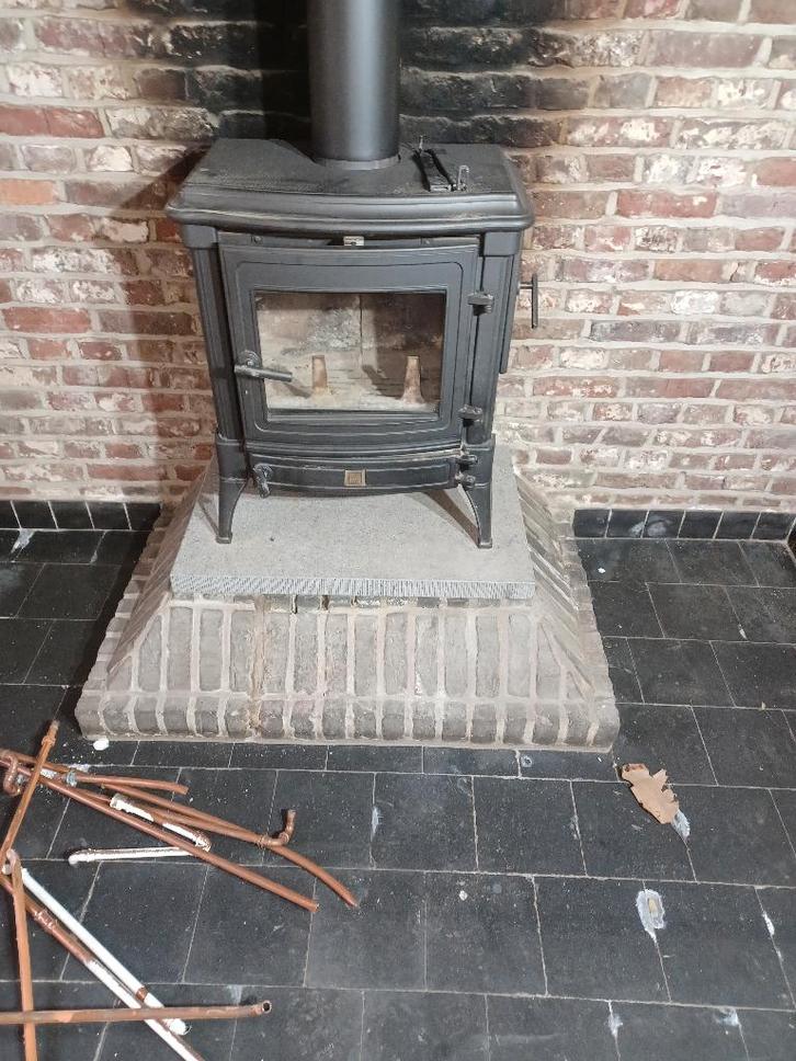 houtkachel, Maison & Meubles, Poêles, Utilisé, Poêle à bois, Bois, Enlèvement