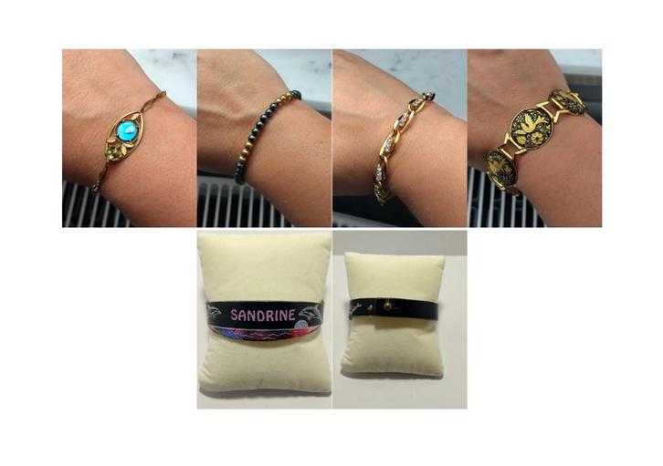 5 bracelets vintage année 1950 à 1990, Bijoux, Sacs & Beauté, Bijoux anciens, Bracelet, Autres matériaux, Enlèvement