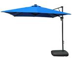 Zweefparasol 250x250cm met voet, Neuf, Parasol flottant, Enlèvement, 2 à 3 mètres