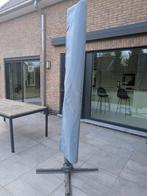 Zweefparasol Donkergrijs - 250x250 cm - Vierkant, Tuin en Terras, Ophalen, Verstelbaar, 2 tot 3 meter, Zweefparasol