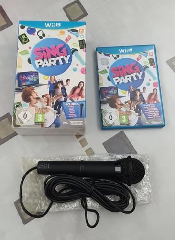Sing Party Wii U ZGAN nooit gebruikt beschikbaar voor biedingen