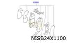 Nissan Juke / Cube (4/10-) remblokset cmplt. Origineel! D108, Enlèvement ou Envoi, Neuf, Nissan