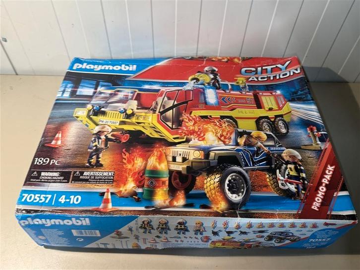 Playmobil Brandweerwagen met Truck - City Action 70557 nieuw, Enfants & Bébés, Jouets | Playmobil, Neuf, Enlèvement ou Envoi
