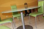 tafel, Ophalen of Verzenden, Zo goed als nieuw, Rond, Glas