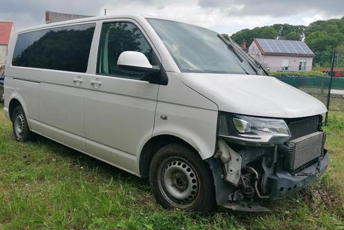 VW T5 BUSI. 2.0 TDI DUBBELE CABINE. ✅❗ CRASH ❗ Euro5B ✅, Auto's, Bestelwagens en Lichte vracht, Bedrijf, Te koop, ABS, Achteruitrijcamera