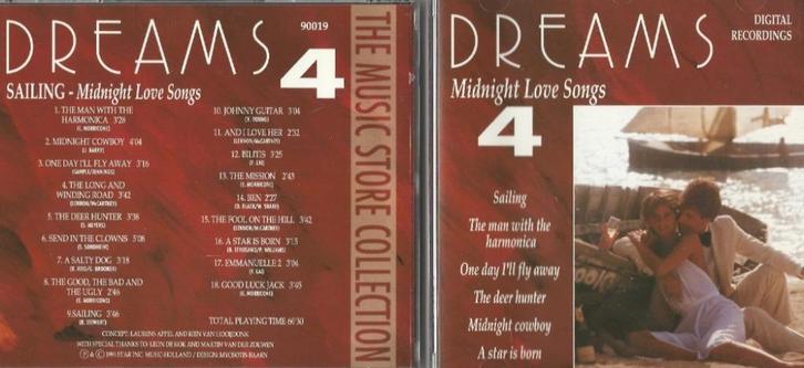 CD * DREAMS - MIDNIGHT LOVE SONGS 4, Cd's en Dvd's, Cd's | Instrumentaal, Zo goed als nieuw, Ophalen of Verzenden