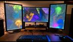 Razer setup, led toetsenbord, muis en muismat, Computers en Software, Ophalen, Zo goed als nieuw