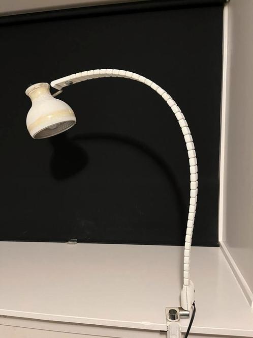 Vintage Elio Martinelli Luce Flex bureau lamp, Huis en Inrichting, Lampen | Tafellampen, Gebruikt, 50 tot 75 cm, Kunststof, Metaal