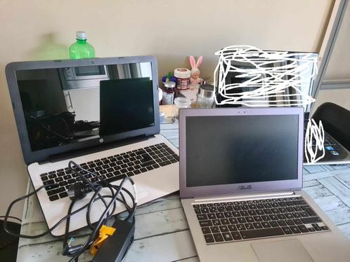 2 laptops.- 1laptop voor onderdelen  -tablet - gps tomtom, Computers en Software, Windows Laptops, Gebruikt, Ophalen