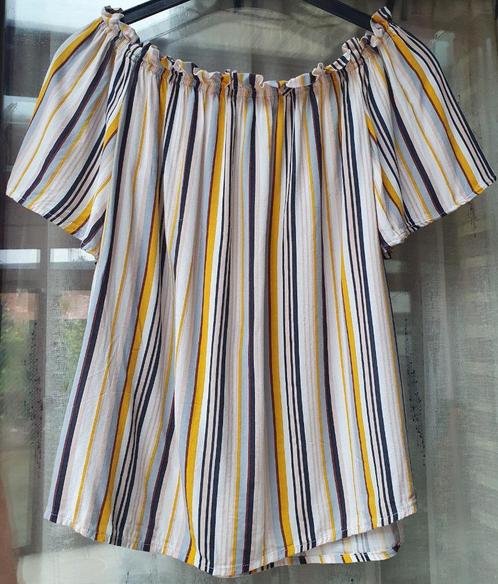 Gestreepte blouse maat 38 van C&A, Kleding | Dames, Blouses en Tunieken, Gedragen, Maat 38/40 (M), Ophalen of Verzenden