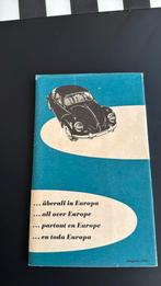 VW Kever Service boekje Europa 1961, Ophalen of Verzenden
