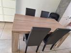 eettafel met stoelen, Huis en Inrichting, Complete eetkamers, Ophalen, Zo goed als nieuw