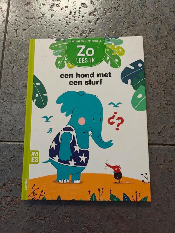 Marieke van Hooff - Een hond met een slurf, Boeken, Kinderboeken | Jeugd | onder 10 jaar, Gelezen, Ophalen of Verzenden